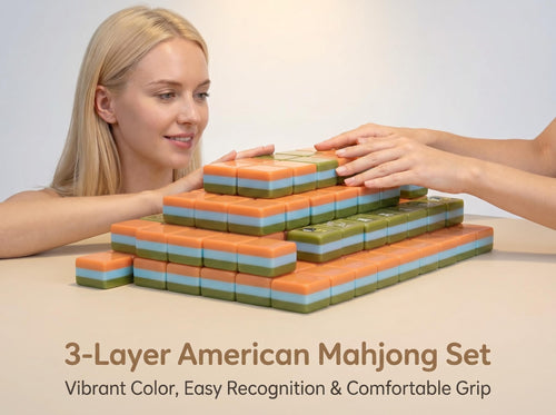 Premium Mahjong Game Set for Family & Travel