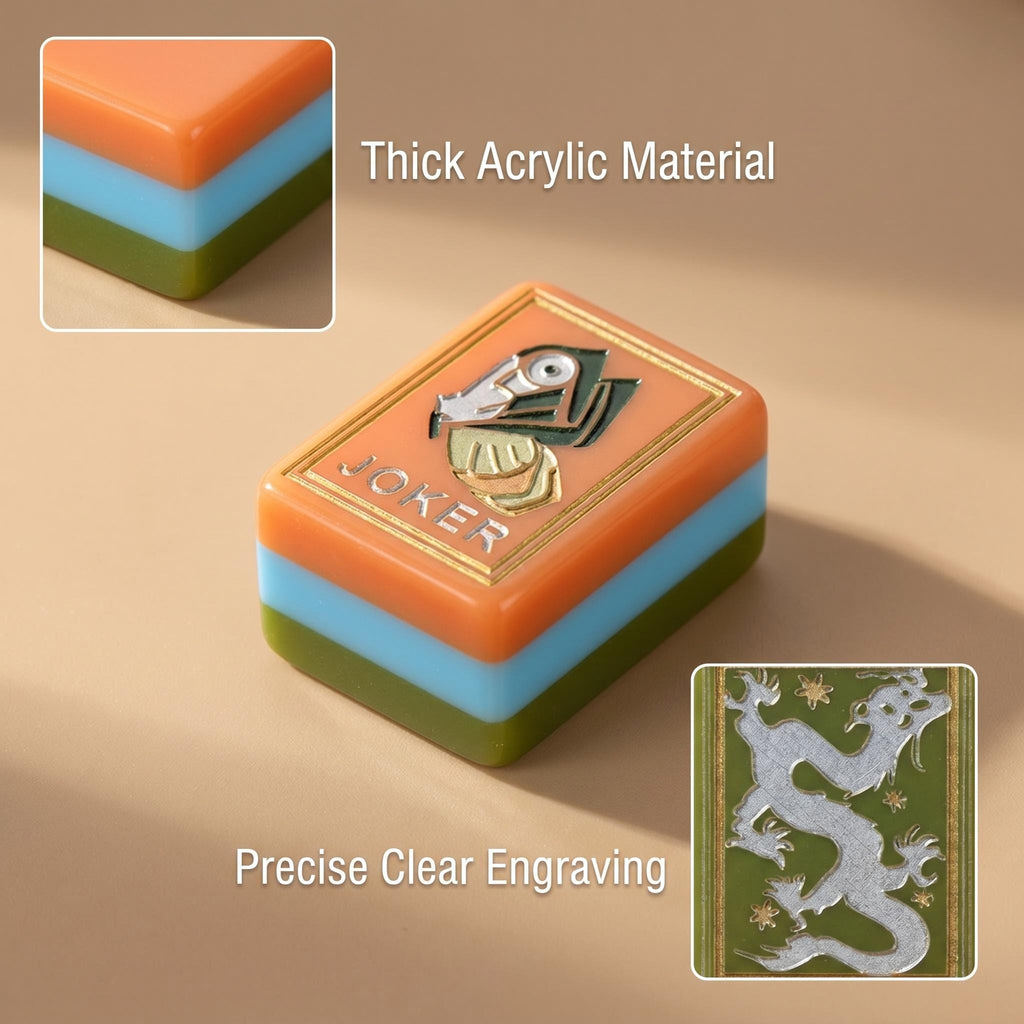 Premium Mahjong Game Set for Family & Travel