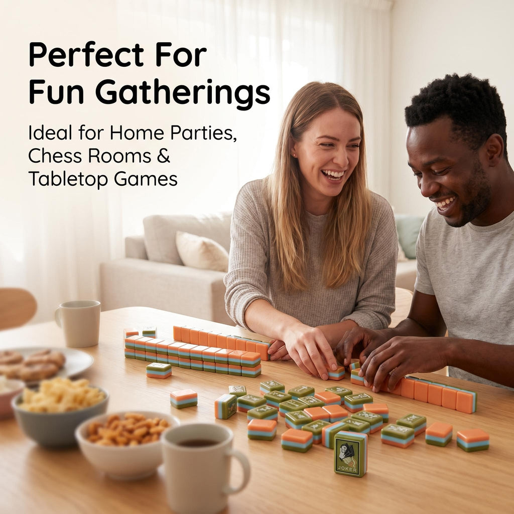 Premium Mahjong Game Set for Family & Travel