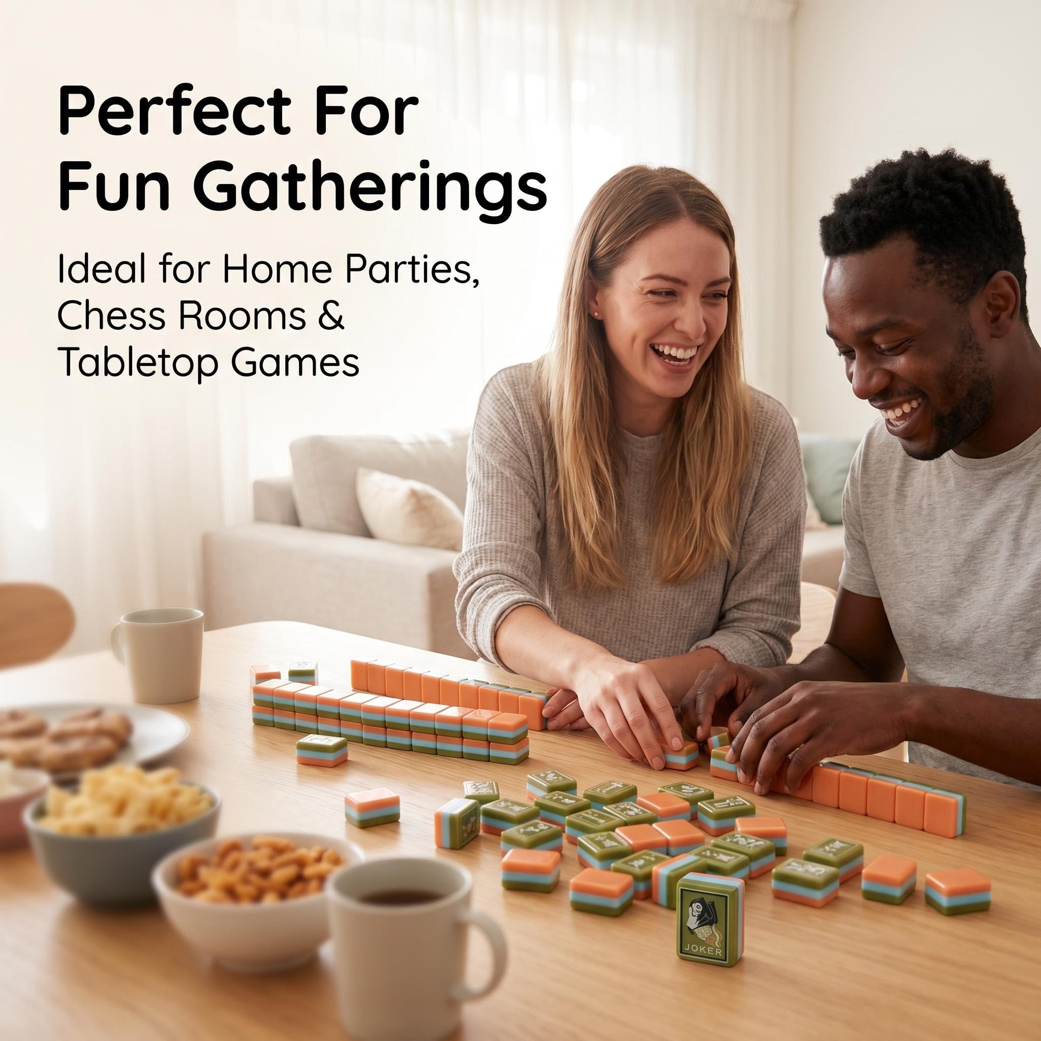 Premium Mahjong Game Set for Family & Travel