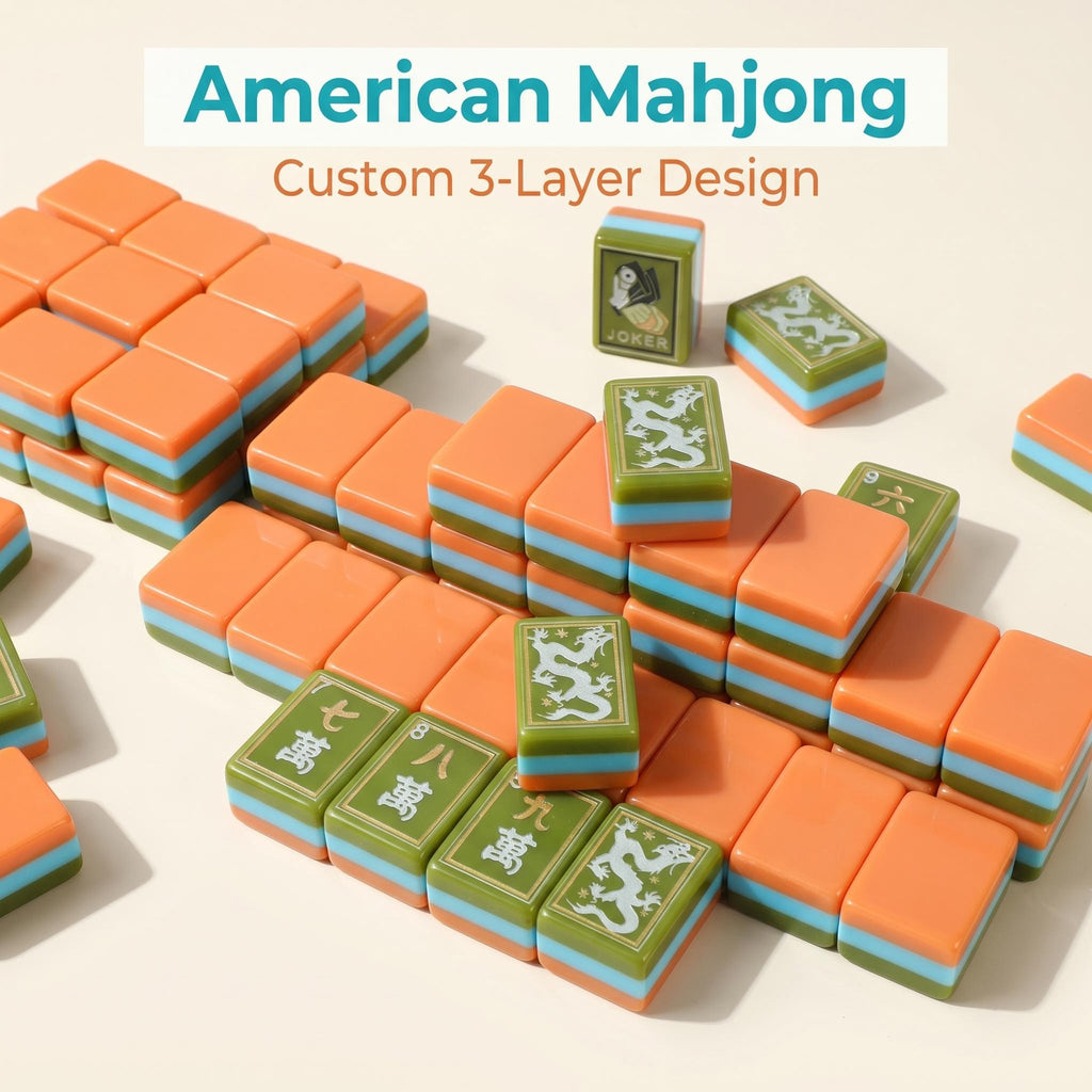 Premium Mahjong Game Set for Family & Travel