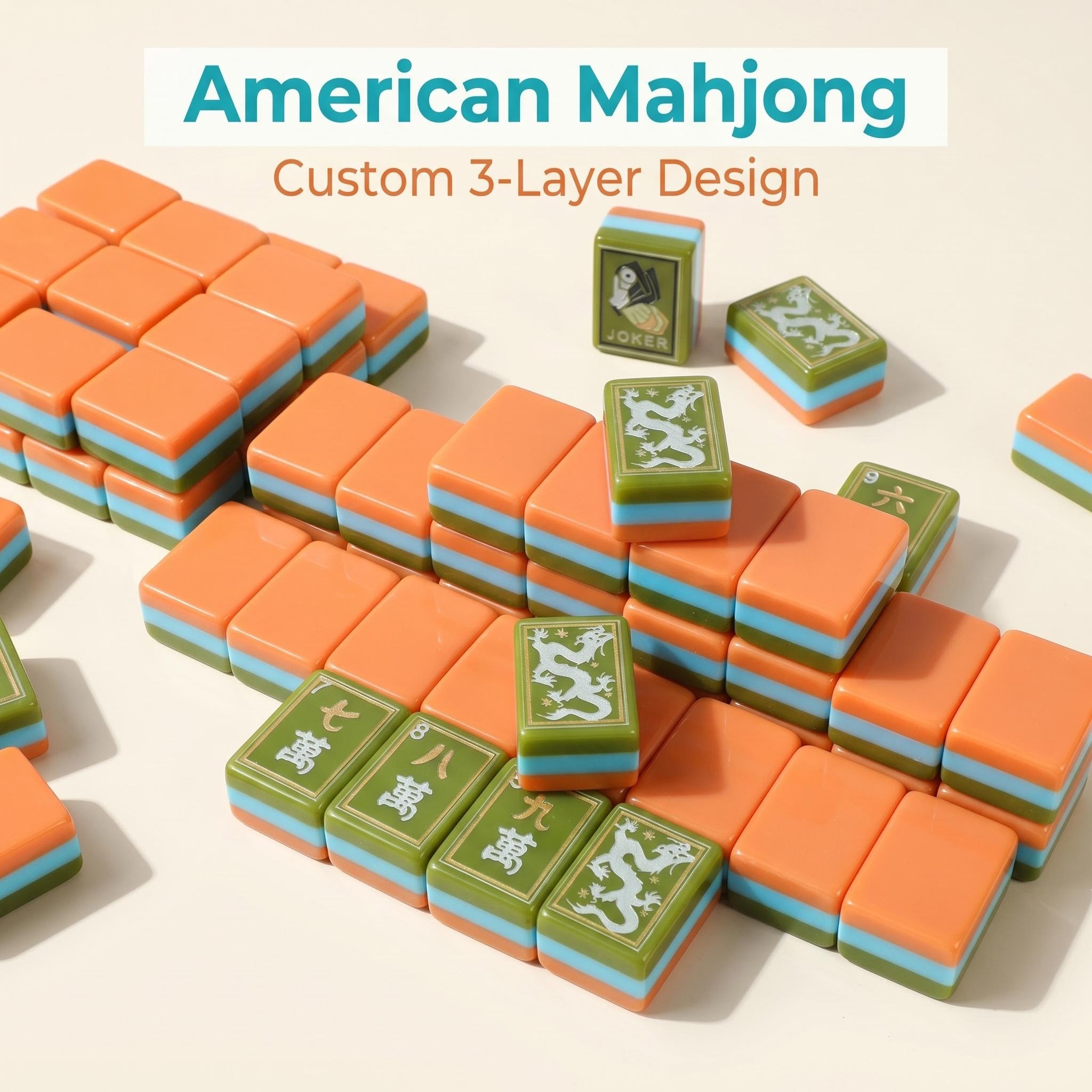 Premium Mahjong Game Set for Family & Travel