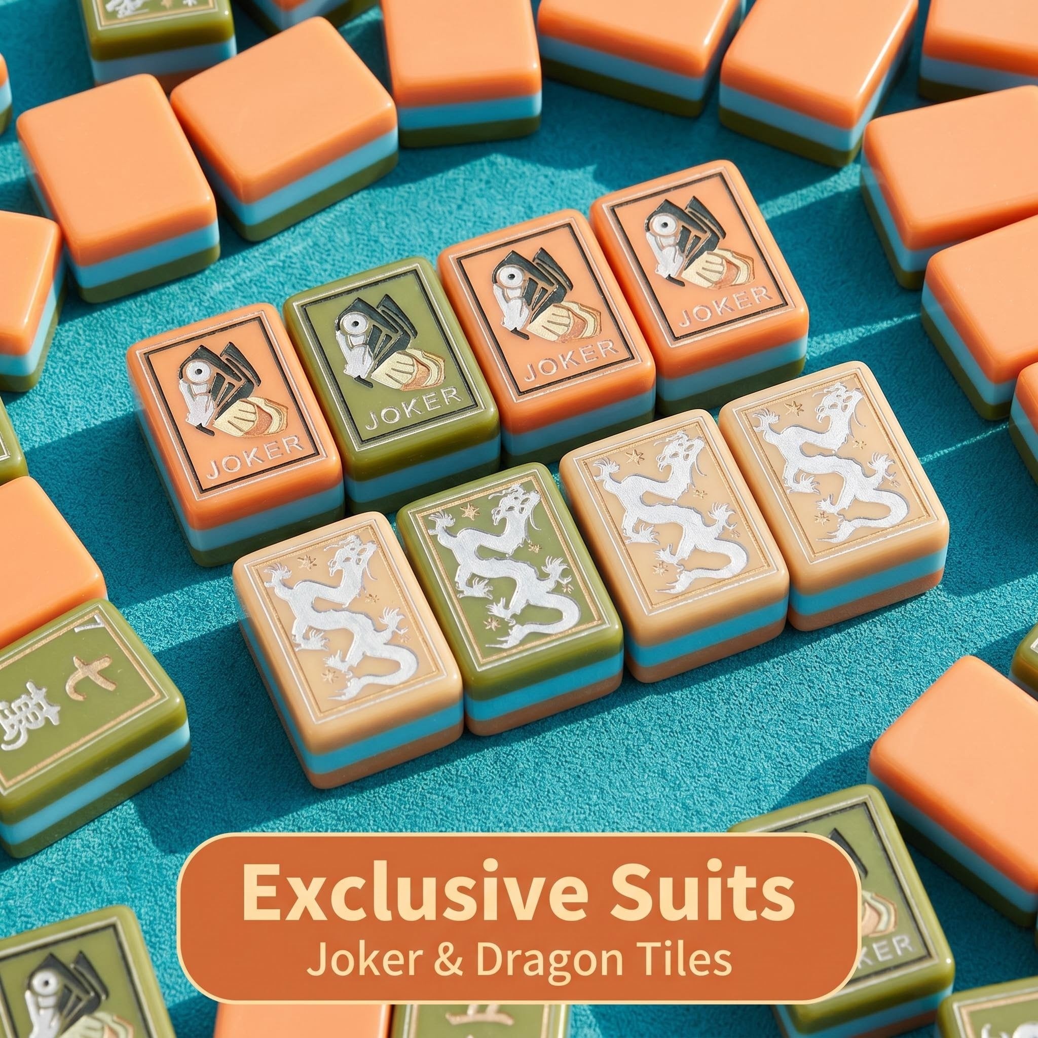 Premium Mahjong Game Set for Family & Travel