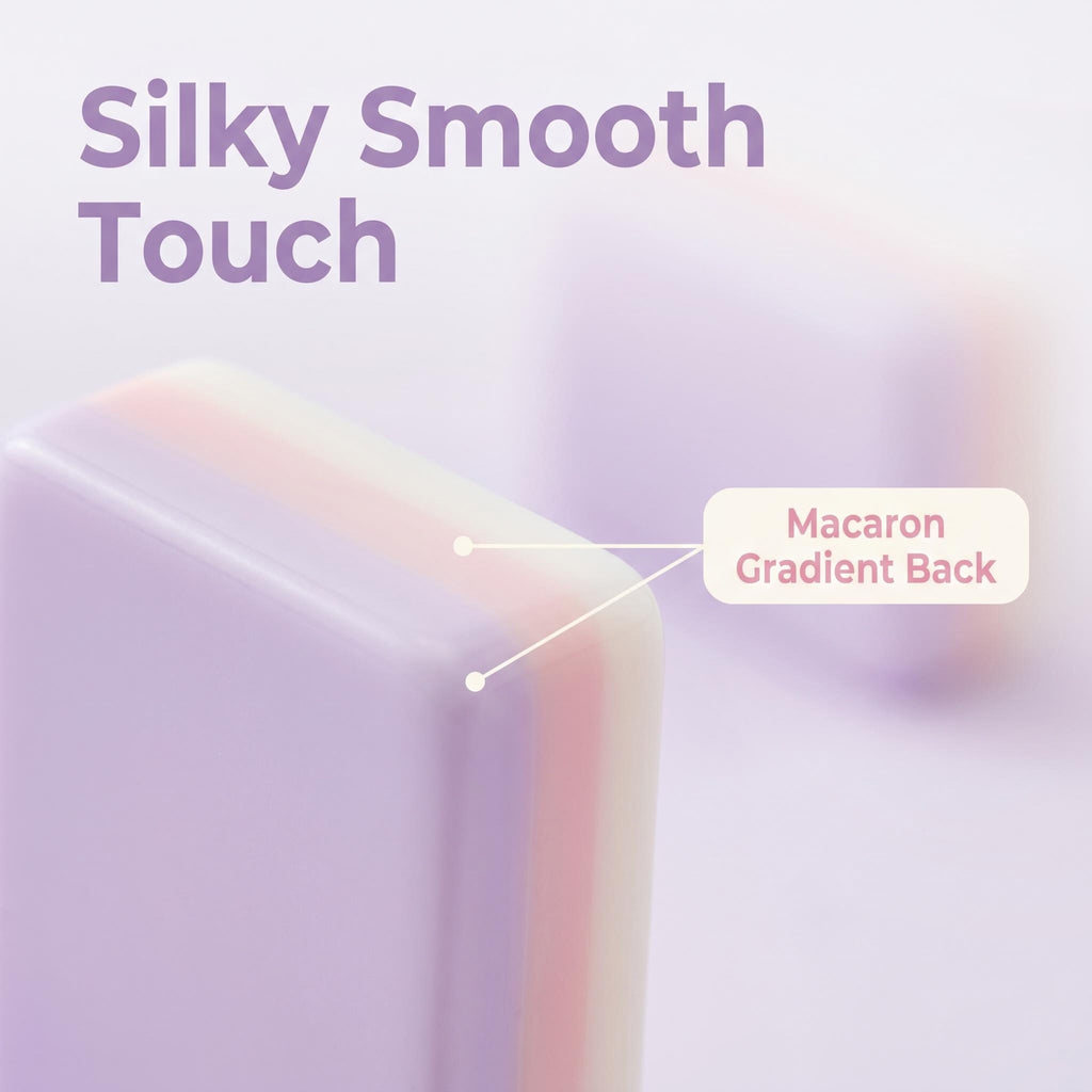 Artisan Purple Gradient Mahjong Set – Luxury Handcrafted Travel Tile Collection
