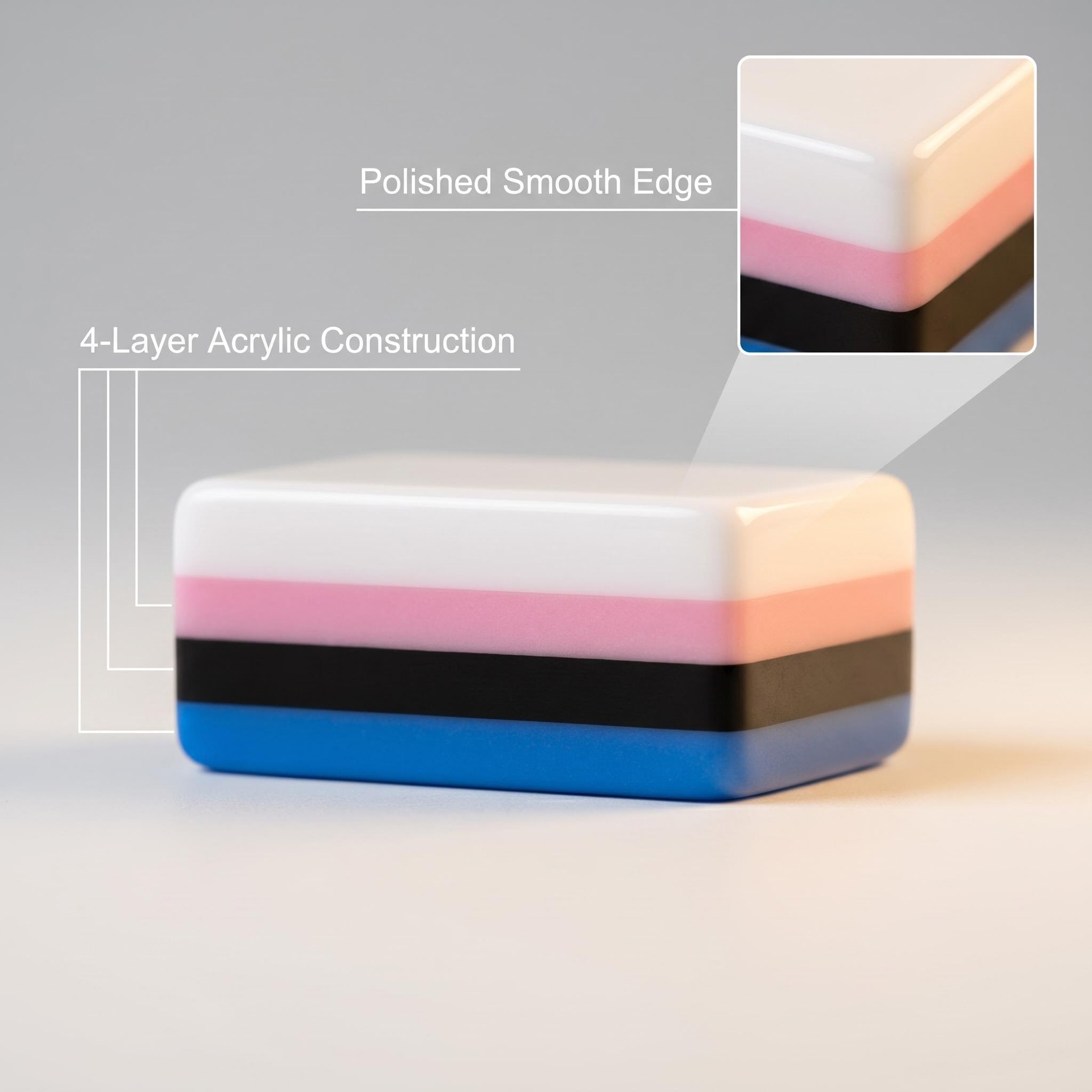 SweetJoker™ Rosé Cream Mahjong Set – Premium Designer Tiles Inspired by Soft Vintage Tones