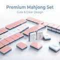SweetJoker™ Rosé Cream Mahjong Set – Premium Designer Tiles Inspired by Soft Vintage Tones