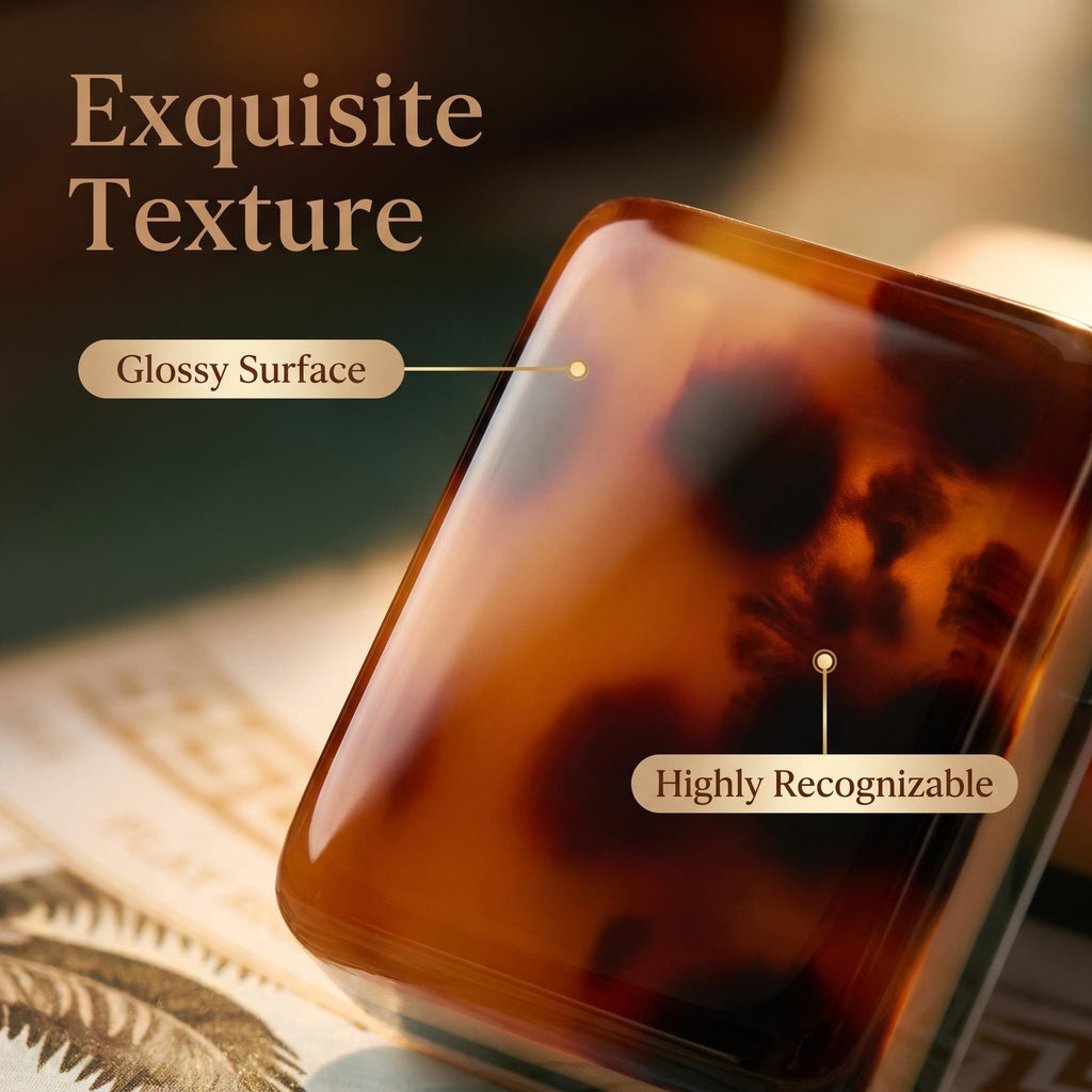 SweetJoker™ Tortoiseshell Luxe Mahjong Set – Premium Designer Tiles Inspired by Classic Luxury